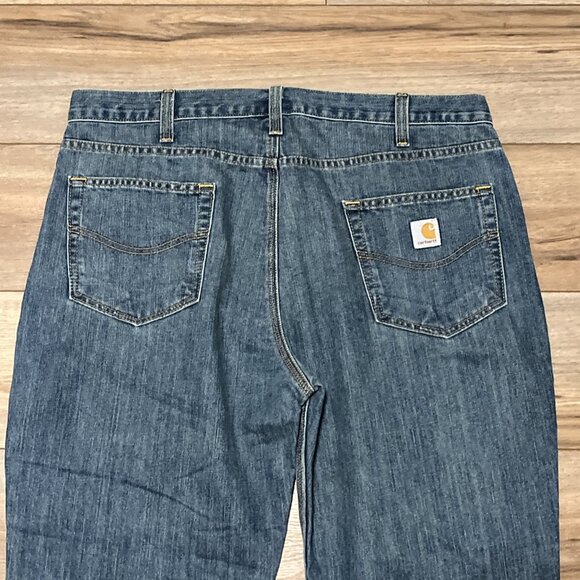 Men's Carhartt Relaxed Fit Denim Jeans SZ 40x28 Blue Modern 101483-980 - Picture 8 of 11